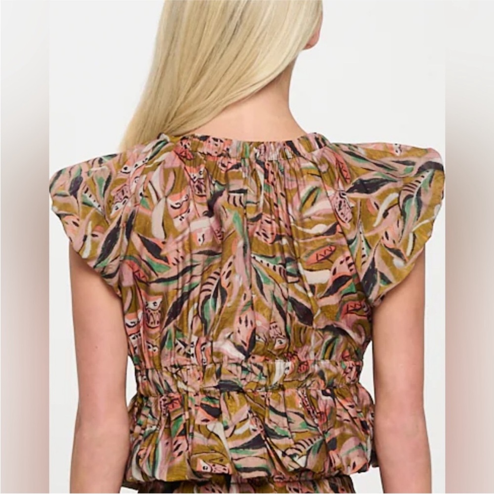 Anthropologie Meet Me In Santorini Adelina Top - Picture 2 of 6